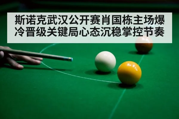 斯诺克武汉公开赛肖国栋主场爆冷晋级关键局心态沉稳掌控节奏（c7c7.app）